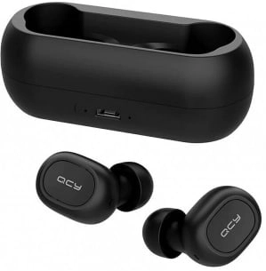 Беспроводные наушники Xiaomi QCY-T1 TWS Smart Earbuds черный купить