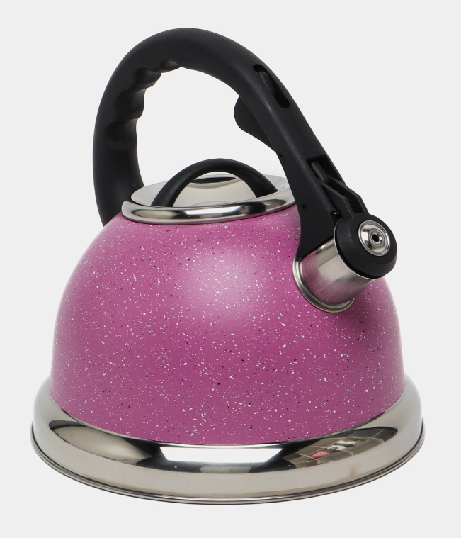 Чайник со свистком Domassi 7575 розовый (3.5Л) недорого