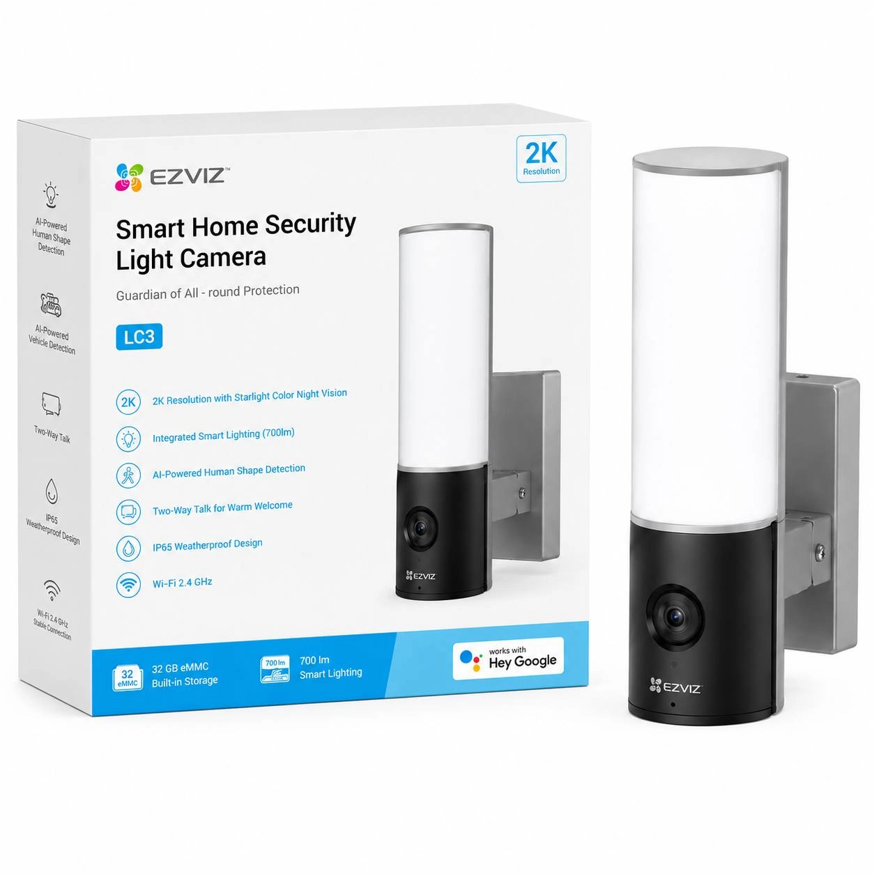 Kuzatuv Kamerasi EZVIZ CS-EL3 (3MP) Wi-Fi sotib olish