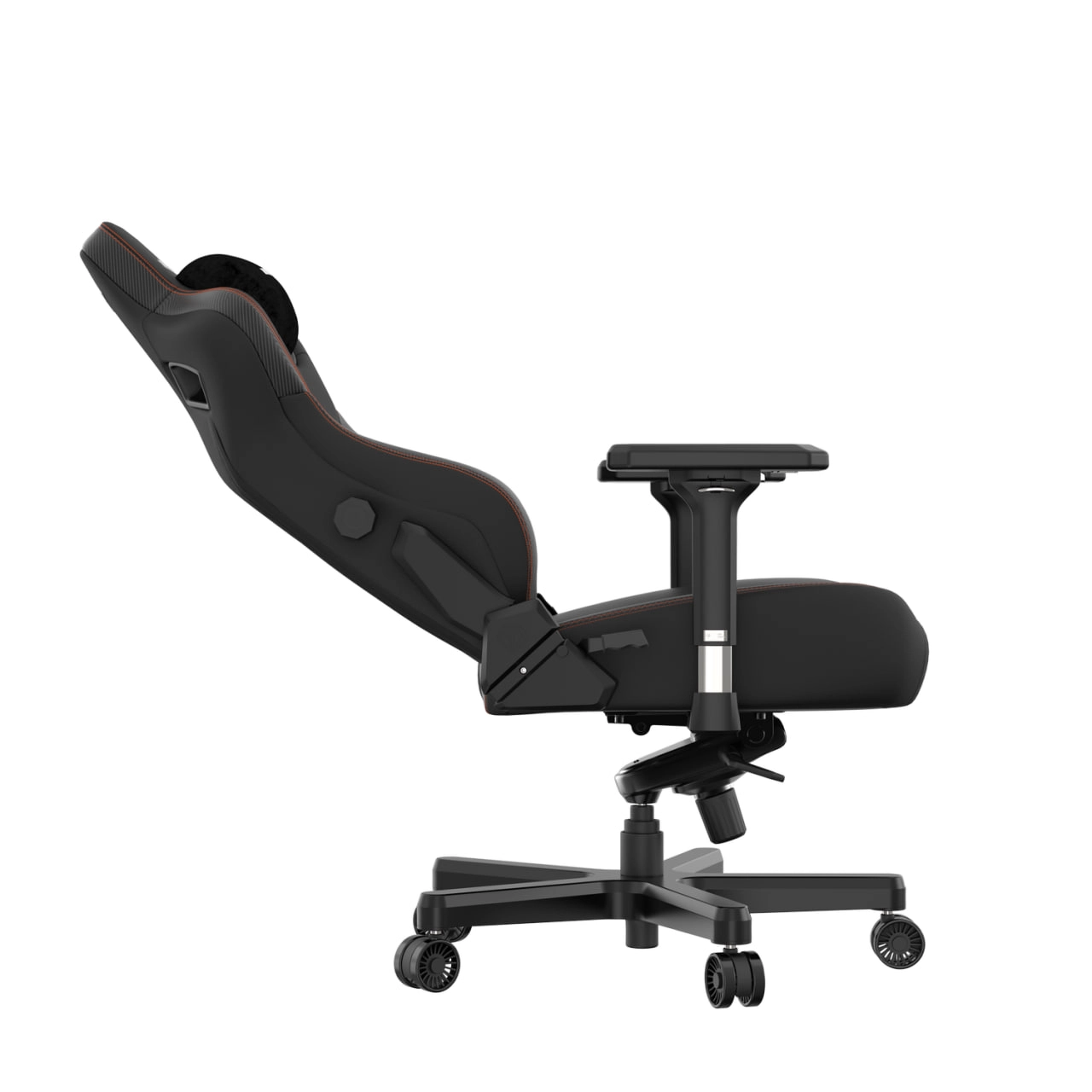 Anda Seat Kaiser 3 Size L Black PVC o‘yin kreslosi arzon