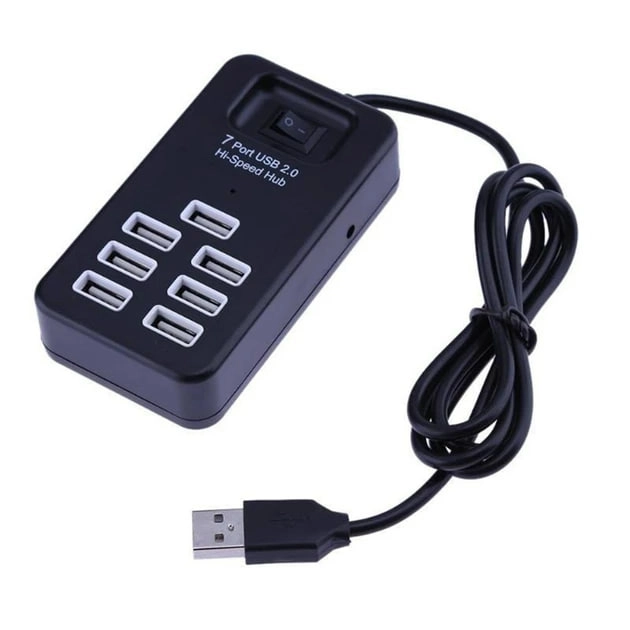 USB Hub на 7 USB P-1602 2.0 1m Black недорого