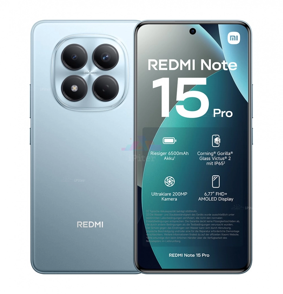 Xiaomi Redmi Note 15 Pro 4G 12/512GB smartfoni, Glacier Blue sotib olish