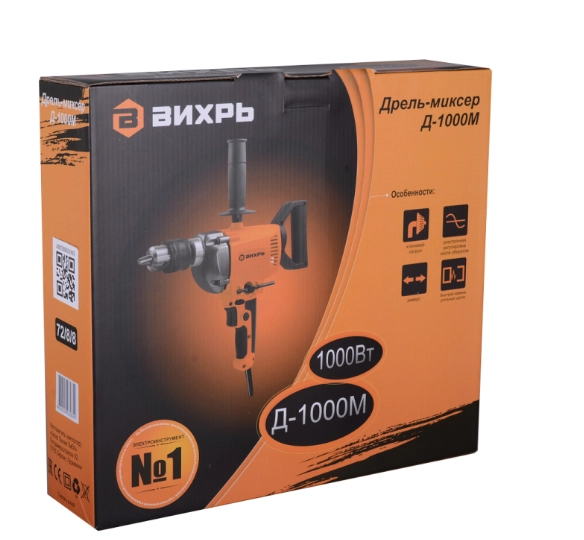 Дрель-миксер Вихрь Д-1000М онлайн