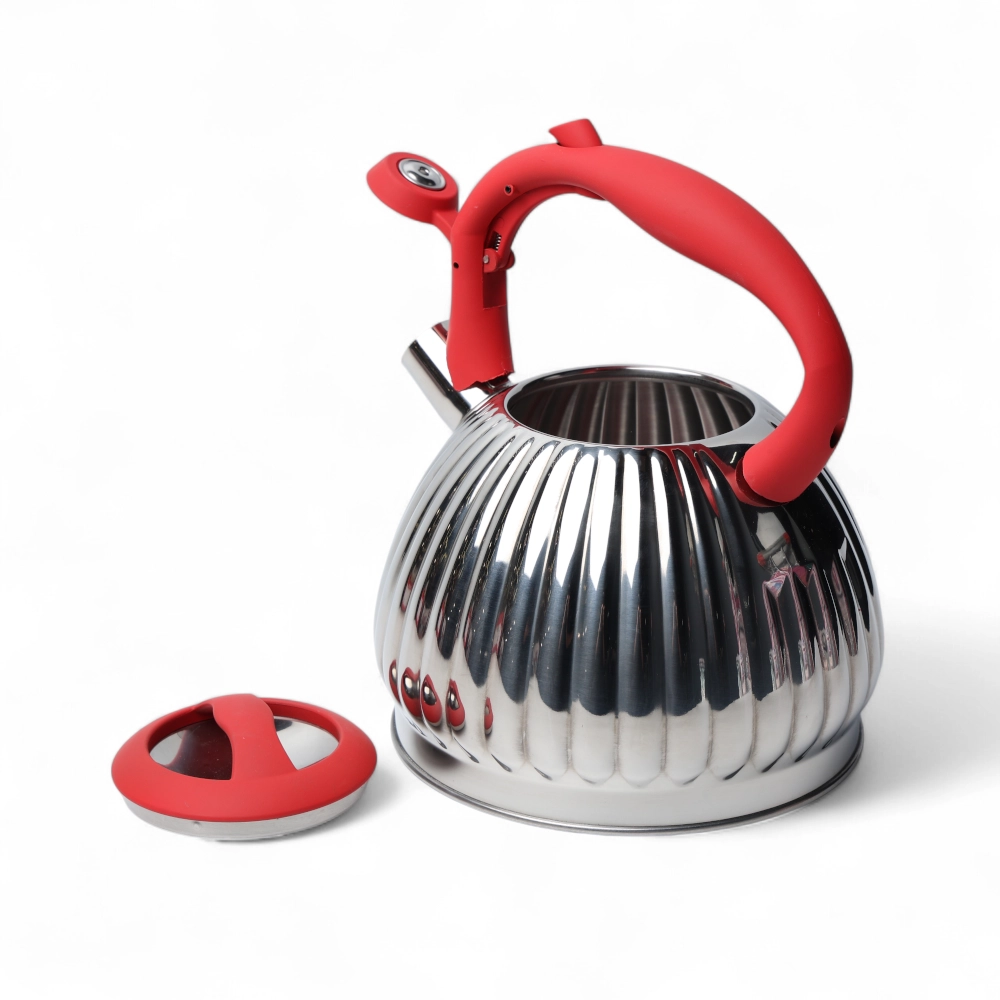 DOMASSI DMK-7576 3.4 l, hushtakli choynak, zanglamaydigan po‘latdan , Silver arzon