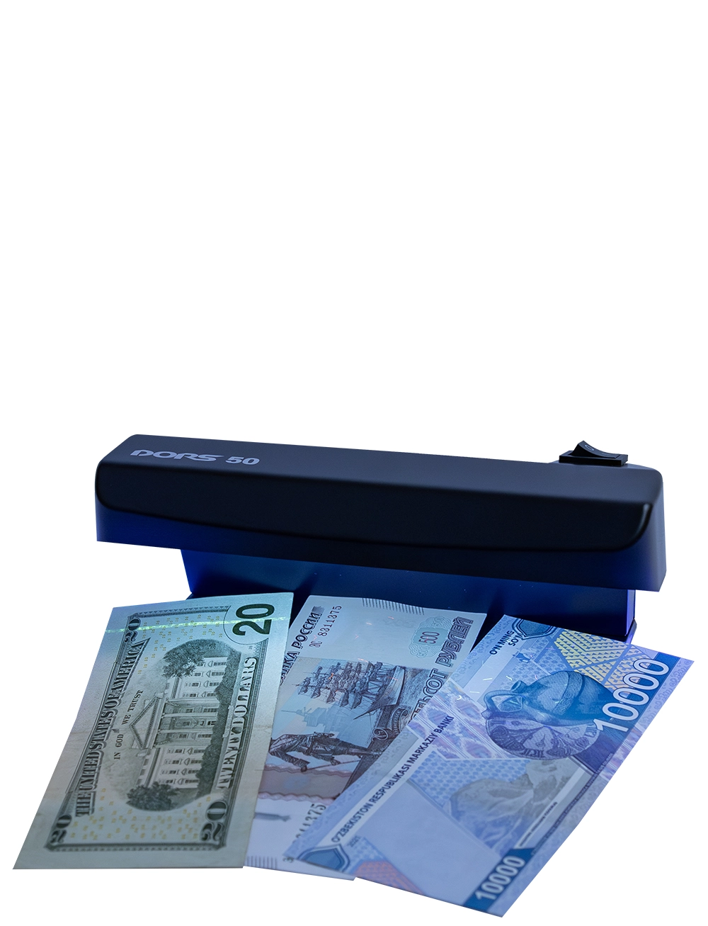 Banknotlarni ultrabinafsha ko‘rish detektori DORS 50 M3 sotib olish