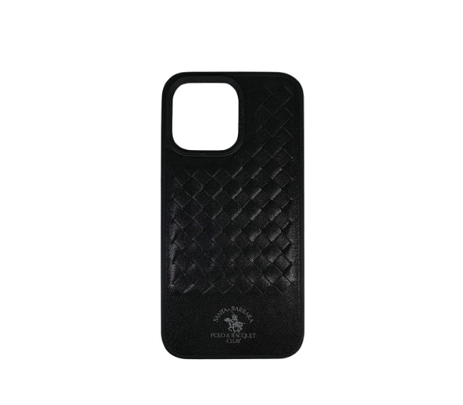 Santa Barbara Polo RAVEL iPhone 14 Pro/14 Pro max uchun himoya g‘ilofi qora sotib olish