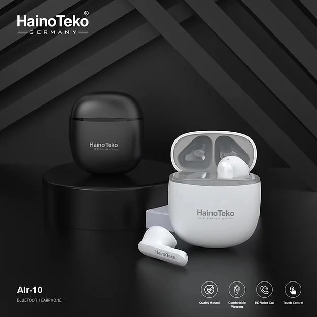 Haino Teko Air-10 qora simsiz naushnigi sotib olish