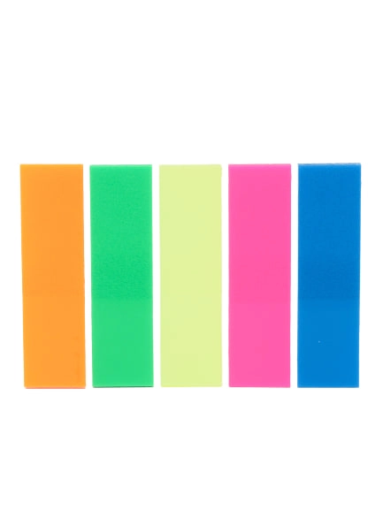 Yopishqoq eslatma stikerlari 15*50mm neon, 5*80 varaq MONET 2SN004 5 dona sotib olish