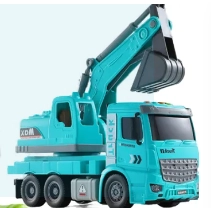 Inertai Truck ko'k Ekskavator o'yinchoq mashinasi sotib olish