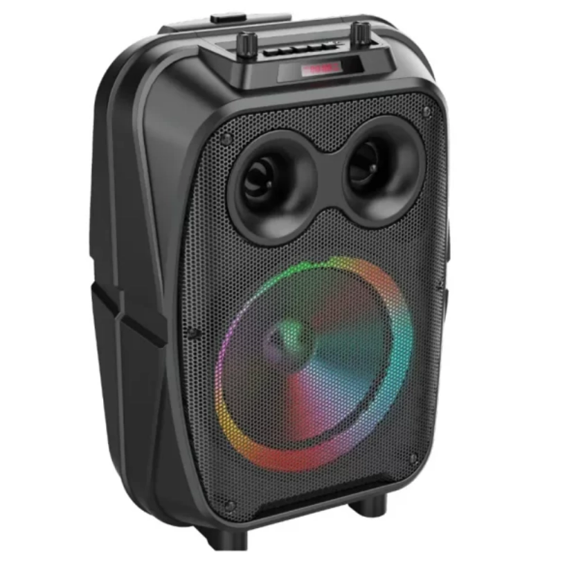 Sing-e ZQS8120 qora portativ kolonkasi + mikrofon sotib olish