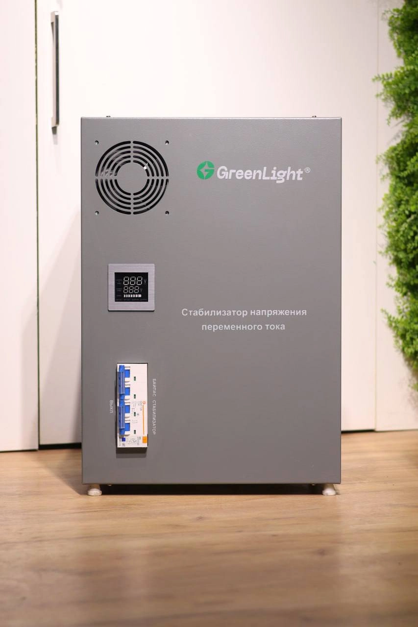 GreenLight 40 kVA quvvatga ega servoprivodli stabilizator (polga va devorga o‘rnatiladigan) sotib olish