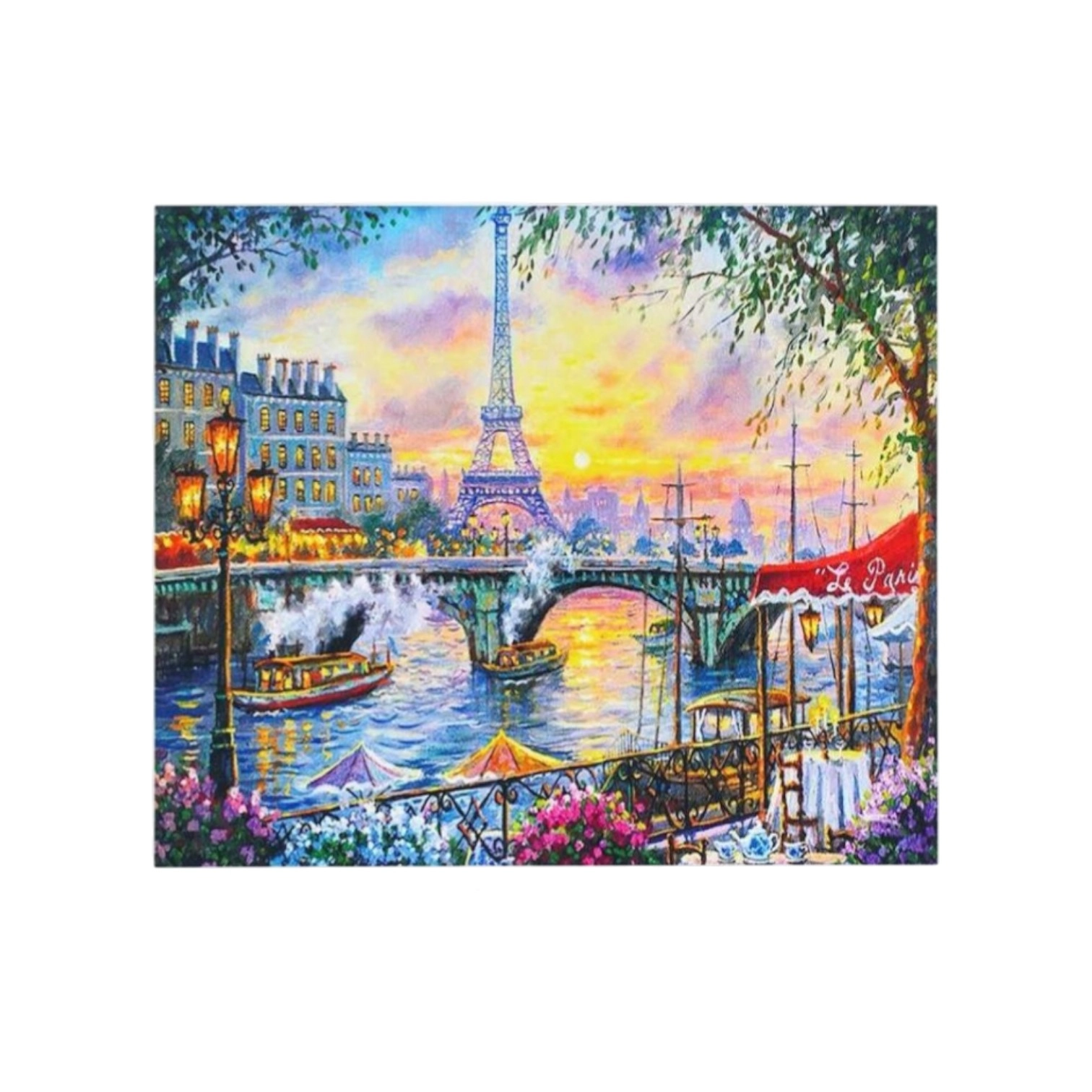 Парижский Пейзаж Картина по номерам YCGJ 36888 купить