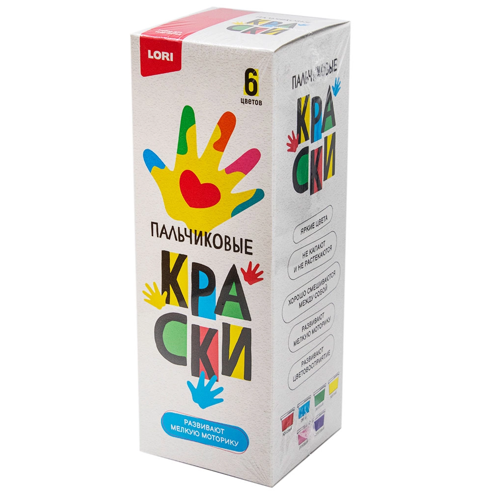 Ijodiy to‘plam – Barmoq bo‘yoqlari 6 rang, 50 ml, Pkr‑008 sotib olish