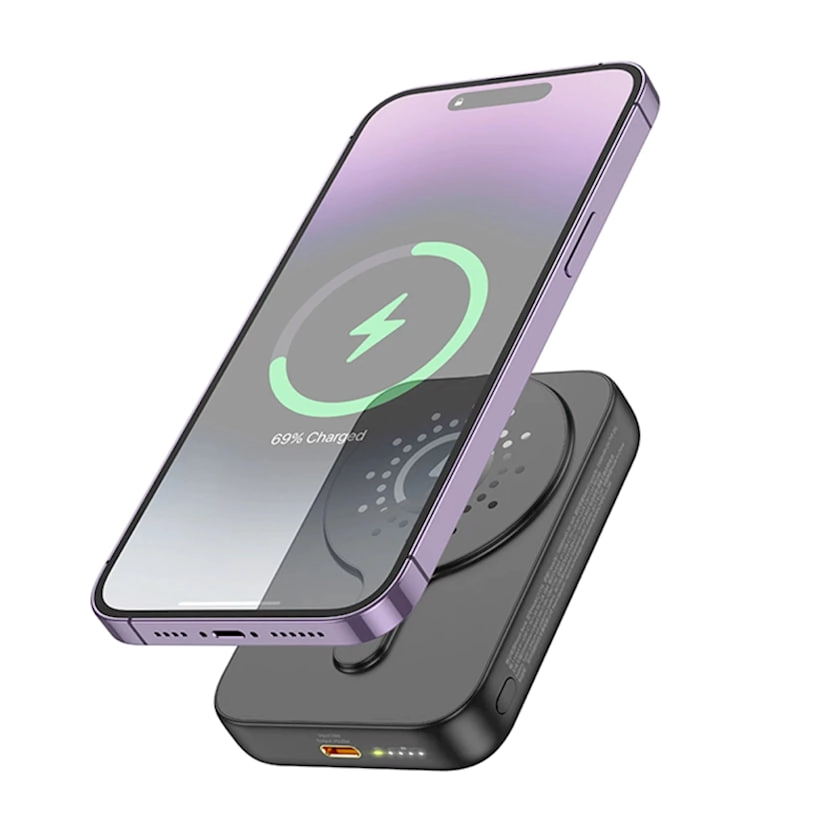 Беспроводной аккумулятор Hoco J117A 10000 mAh чёрный купить