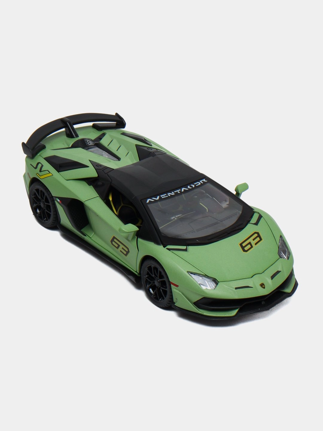 Металлическая коллекционная машинка Lamborghini Aventador SVJ 63 1/24, Green купить