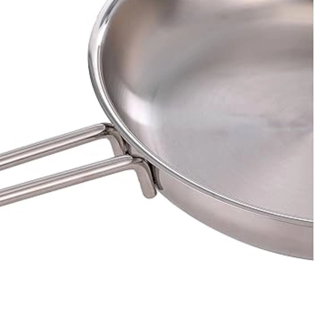 Korkmaz Tombik 24 sm 1.8 l alyuminiy, yopishmaydigan tovasi (A1080) , Silver O'zbekistonda