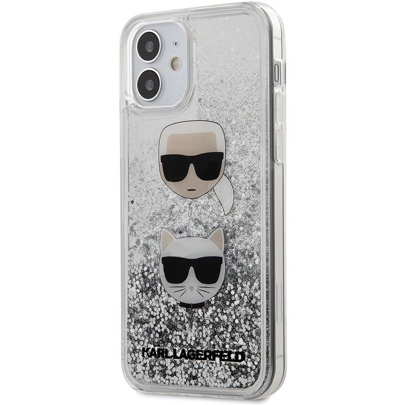 iPhone 12 mini uchun Karl Lagerfeld & choupette Liquid Glitter g‘ilofi sotib olish