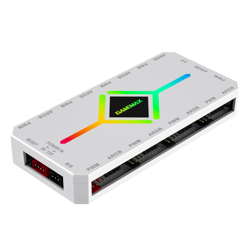Gamemax V4.0 PWM A-RGB WH ventilyator kontrolleri sotib olish