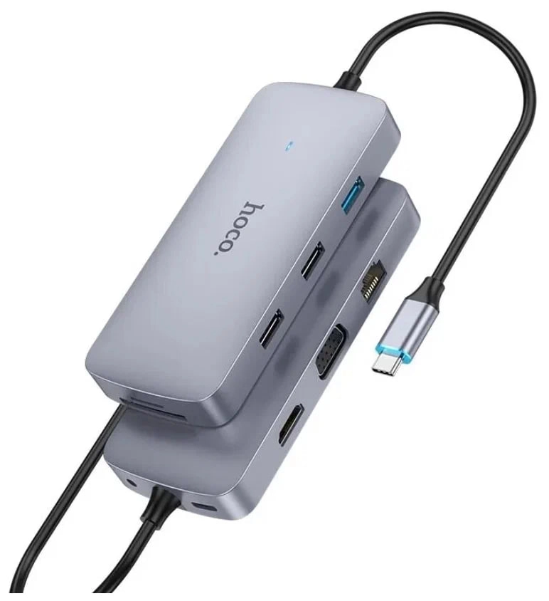 Hoco Hub HB33 10in1 Type-C adapteri sotib olish