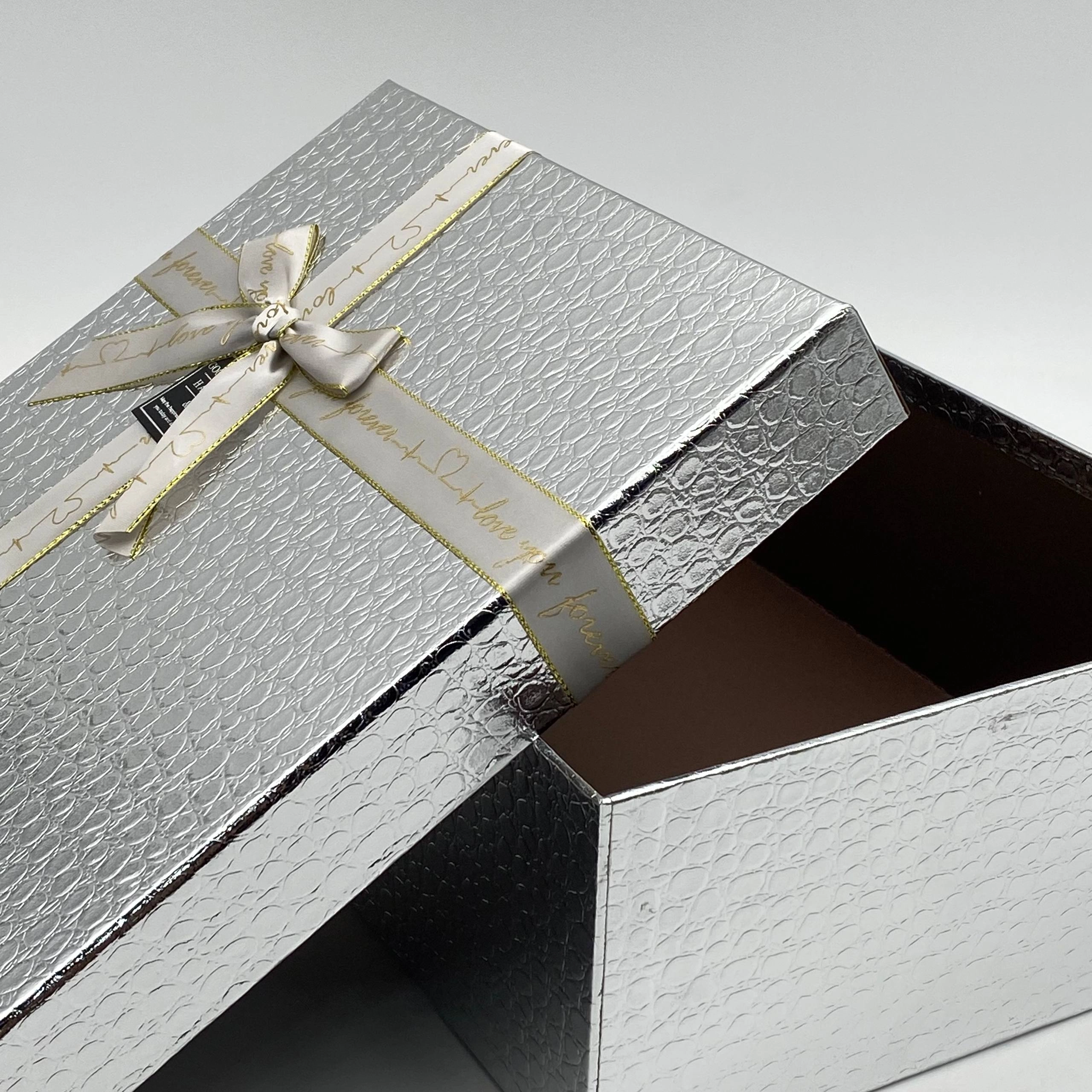 Sovg'a uchun quti silver, Katta (33 × 25 × 11 sm) arzon