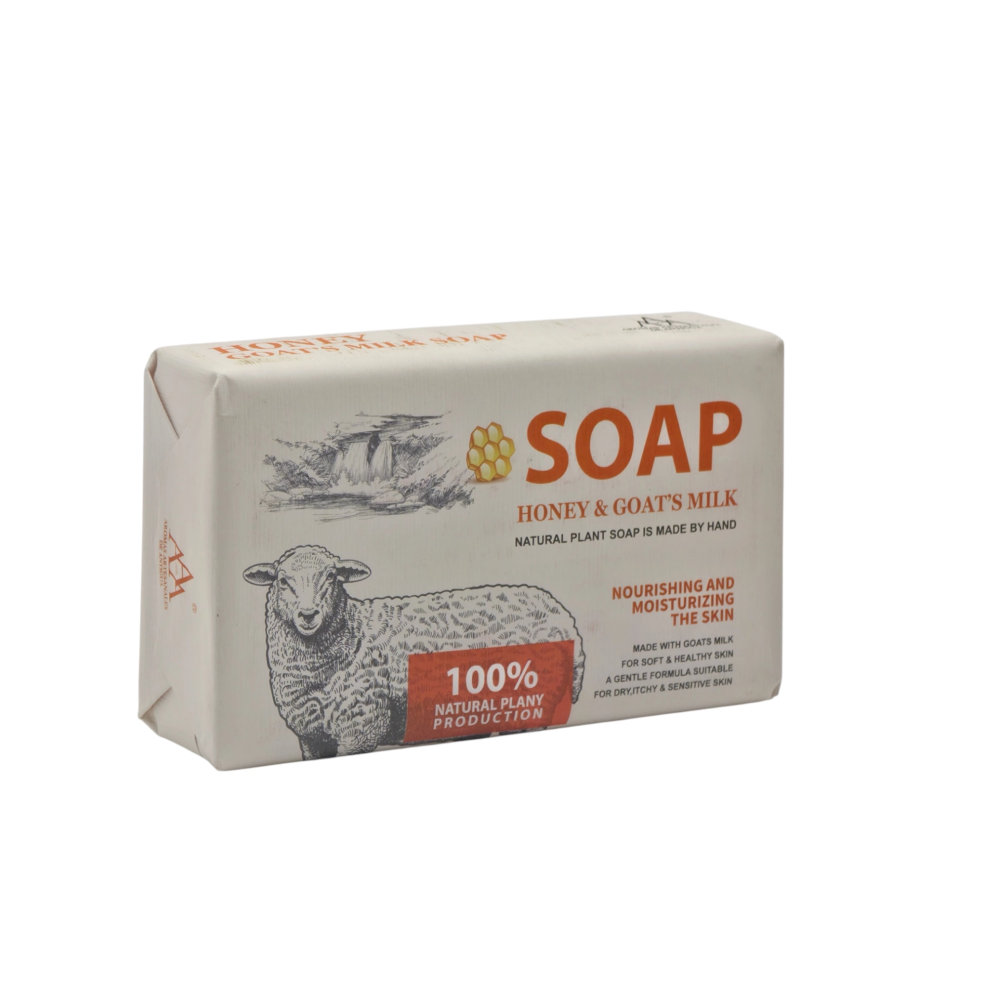 Tabiiy qo‘lda tayyorlangan sovun AA Aromas Canales Honey & Goat’s Milk Soap. Original sotib olish