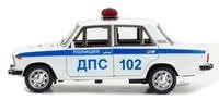 Игрушечная машина модель - VAZ-2105 Lada  полицейский белый в Узбекистане