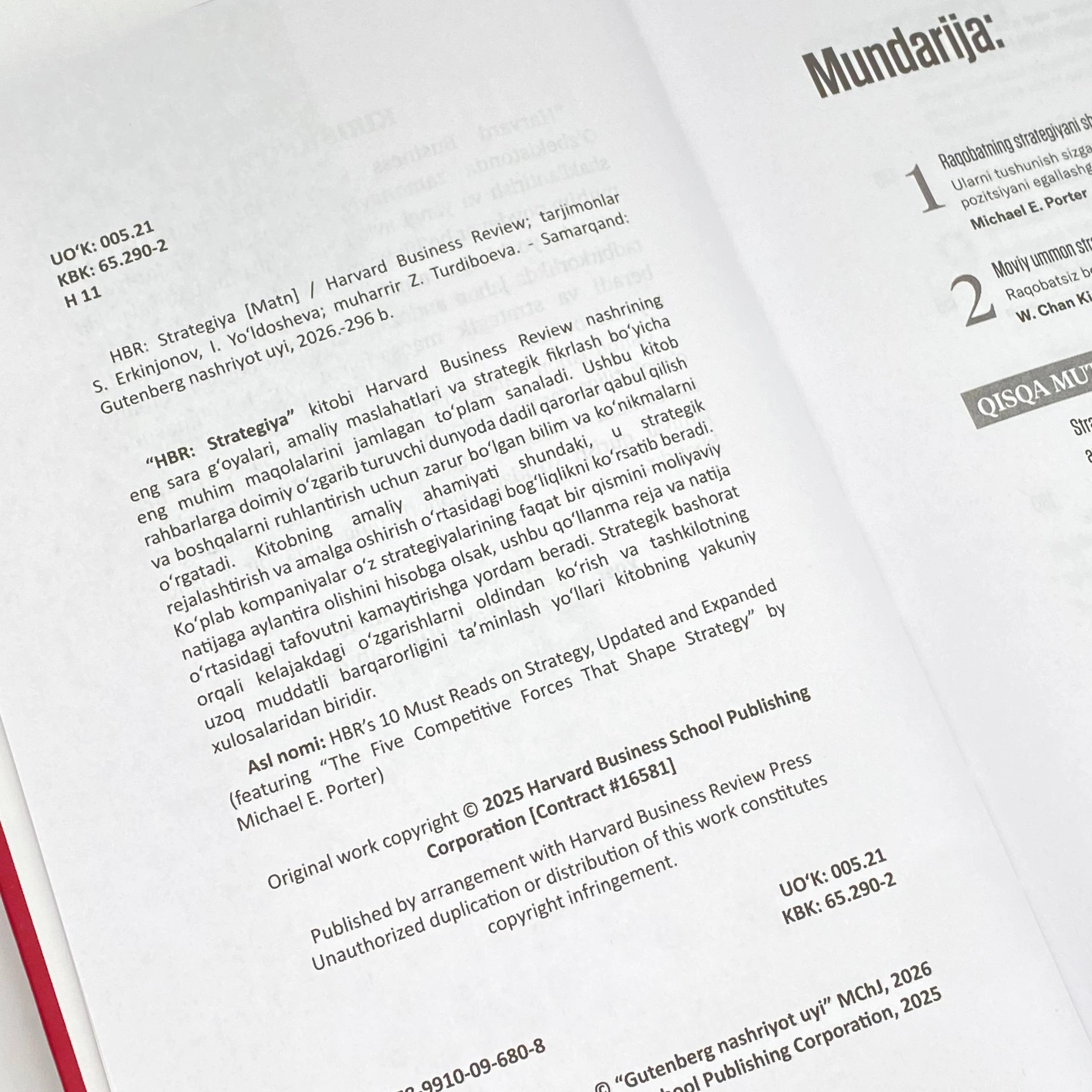 Harvard Business Review 10 O'qilishi shart maqola: Strategiya arzon