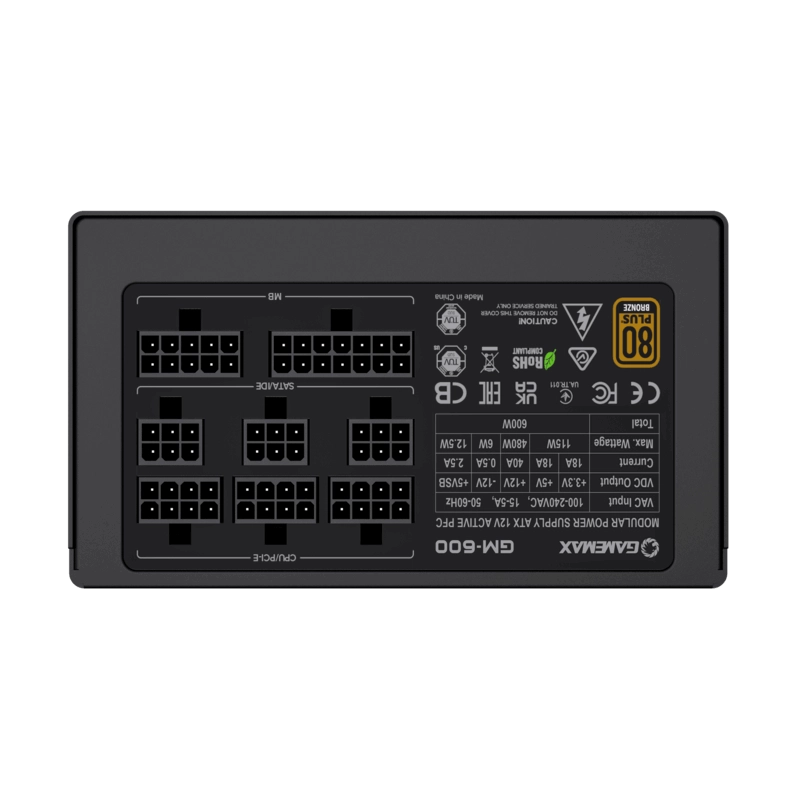 Блок питания Gamemax GM-600 BL рассрочка