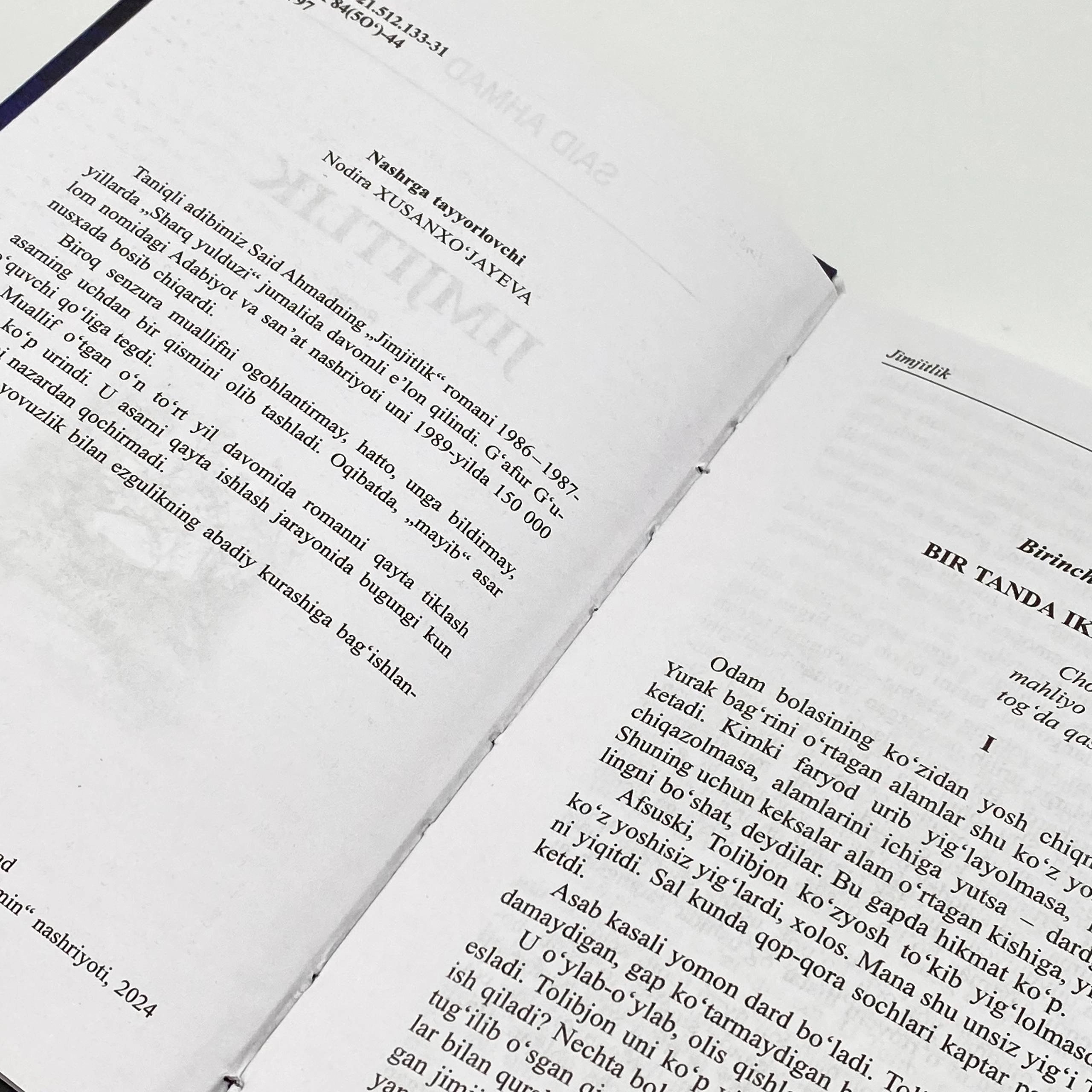 Said Ahmad: Jimjitlik (Turon zamin) onlayn