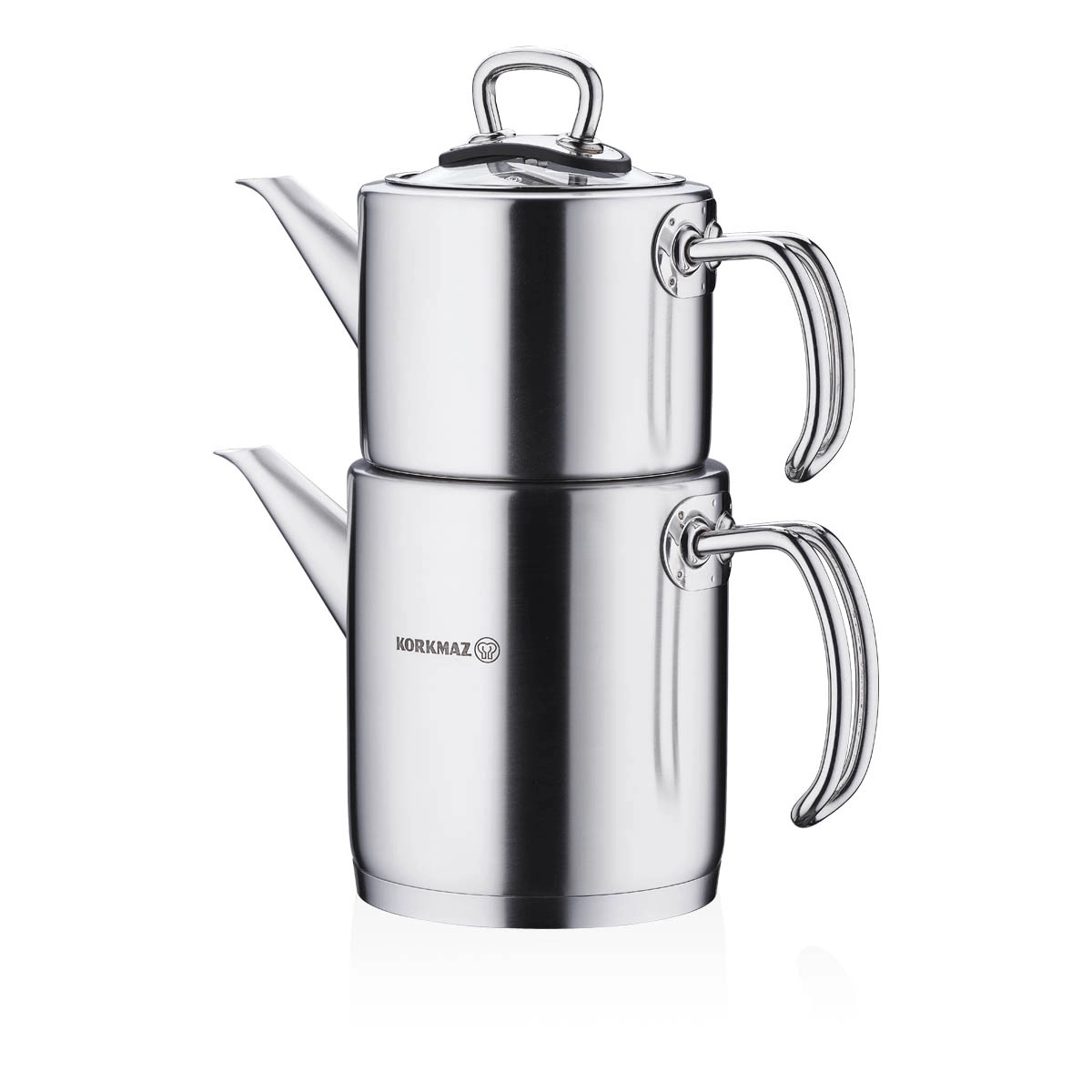 Korkmaz Proline choynaklar to'plami, zanglamaydigan po‘latdan (A274) , Silver onlayn