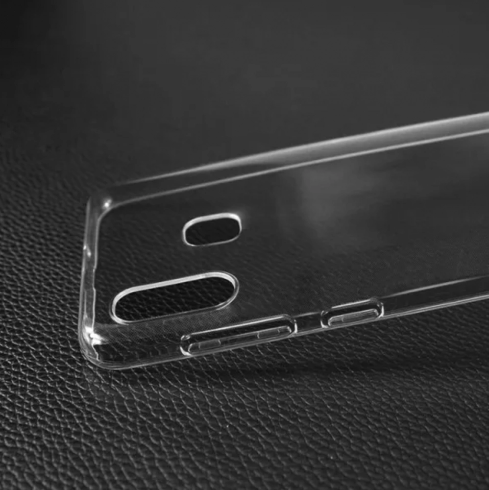 Samsung Galaxy A30 uchun silikon g‘ilof, shaffof sotib olish