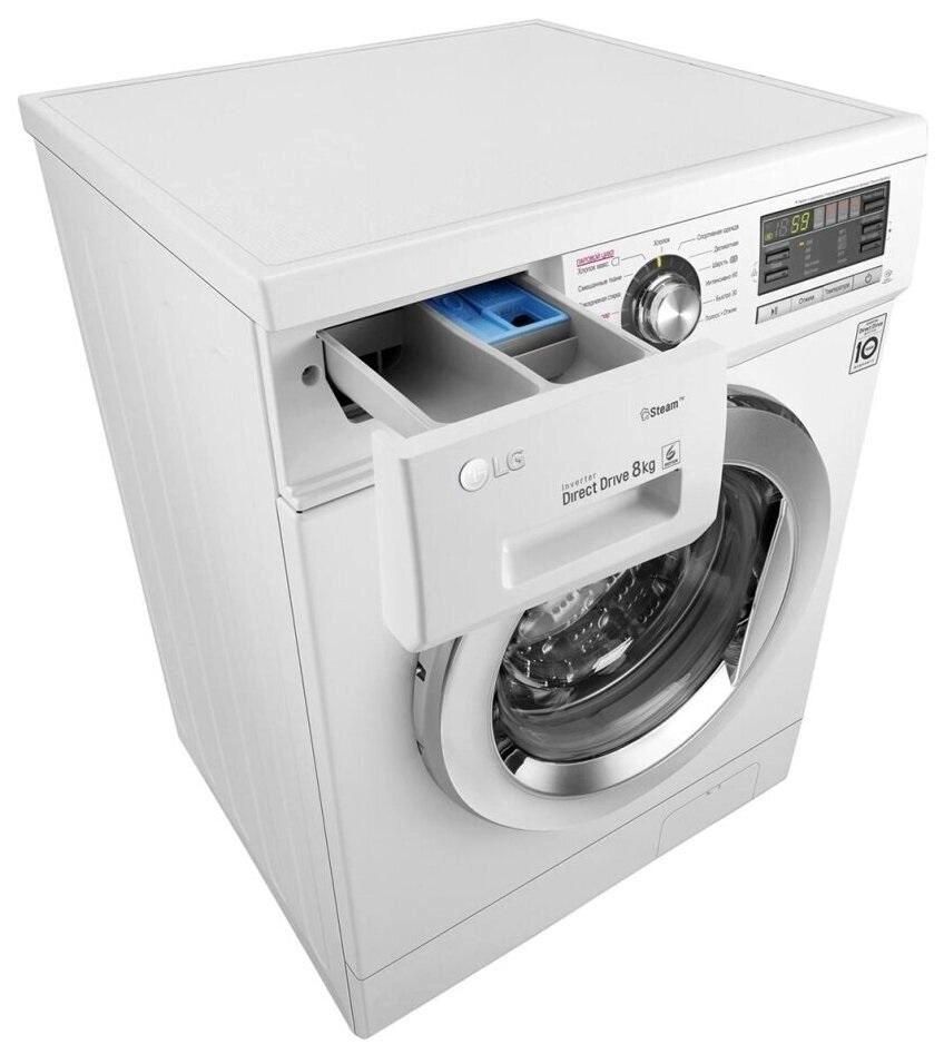Стиральная машина LG F1296TDS3 (Пар+Smart Diagnosis) 8 Кг с фото