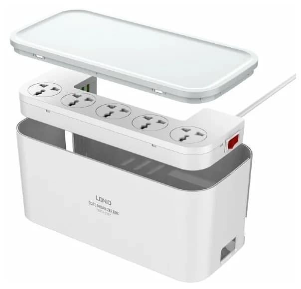 LDNIO Management Power Strip Box SC5309 White uzaytirgichi - rasm №4 LDNIO Management Power Strip Box SC5309 White uzaytirgichi onlayn