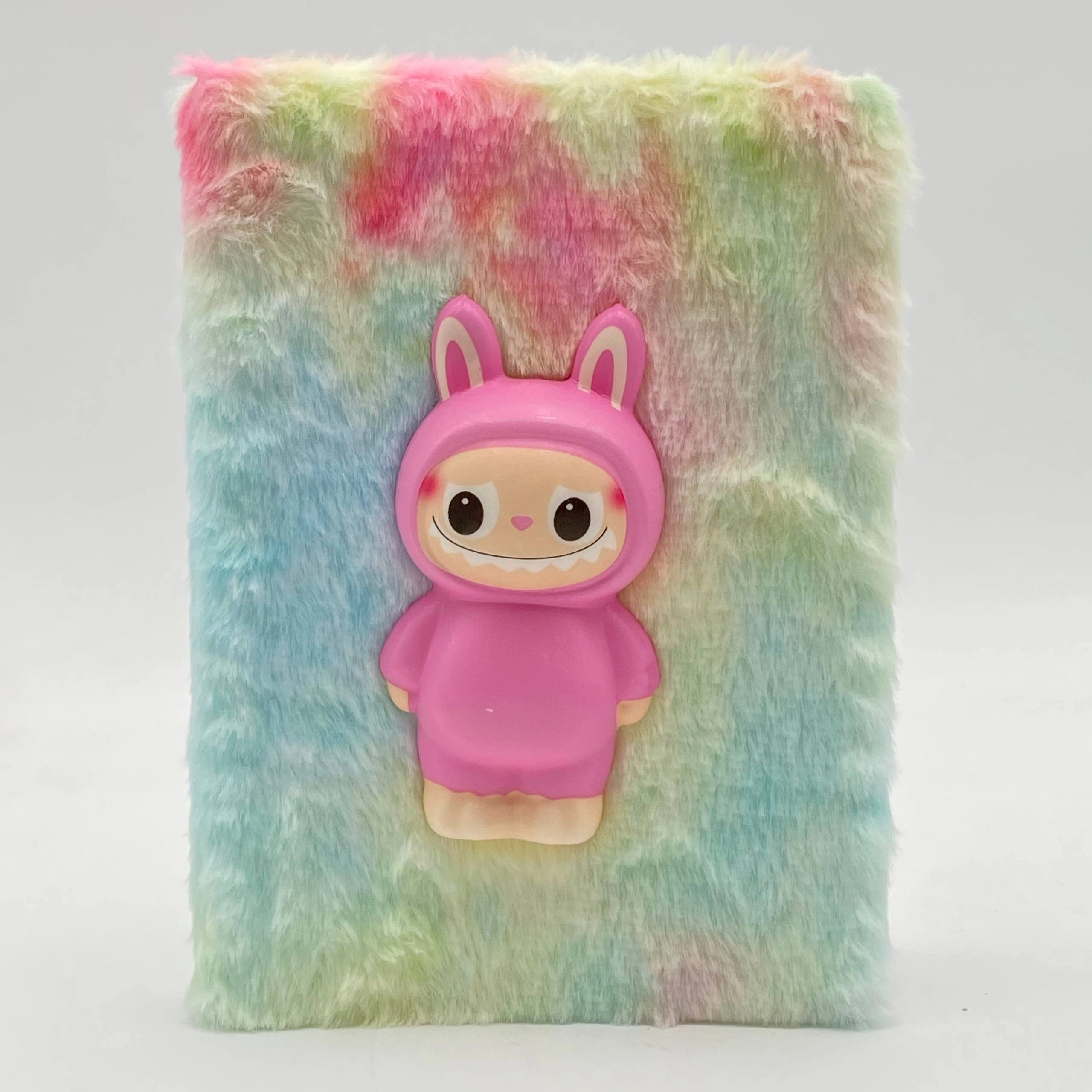 Pahmoq tukli bloknot Labubu, (binafsha, pushti) bo'lib to'lash