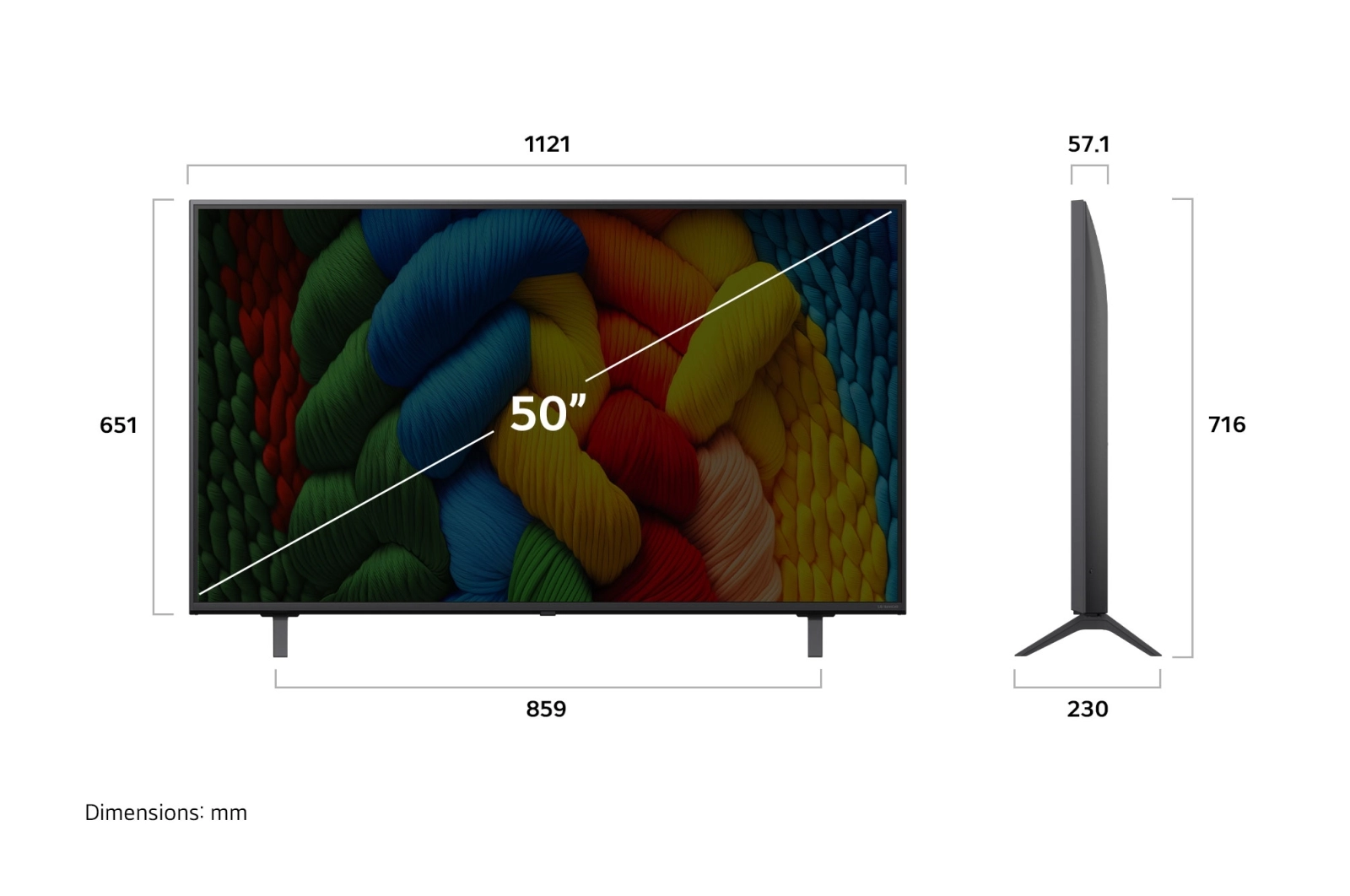 LG 50NANO81A6A 4K UltraHD webOS televizori onlayn