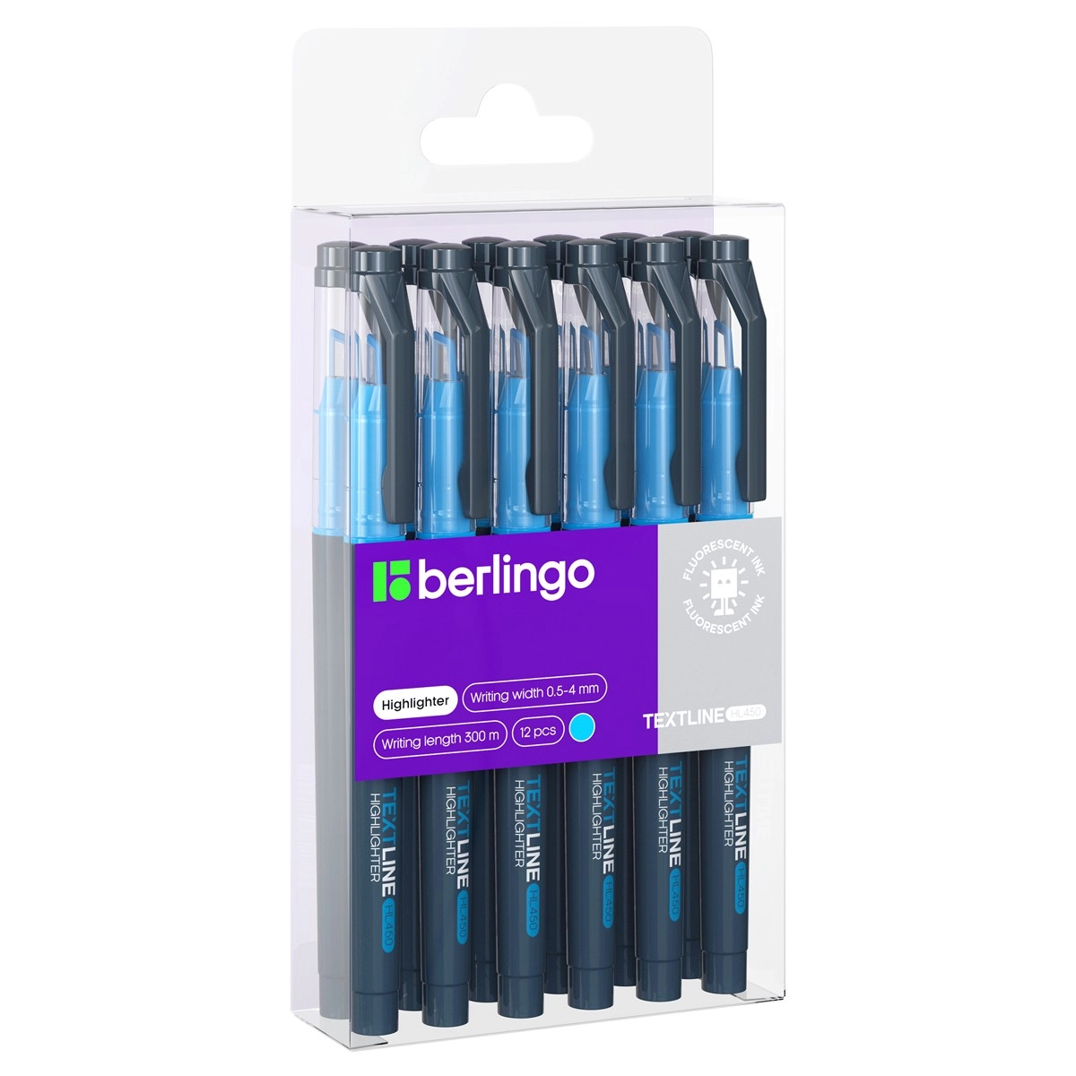 Текстовыделитель BERLINGO Textline HL450 голубой T4015 купить
