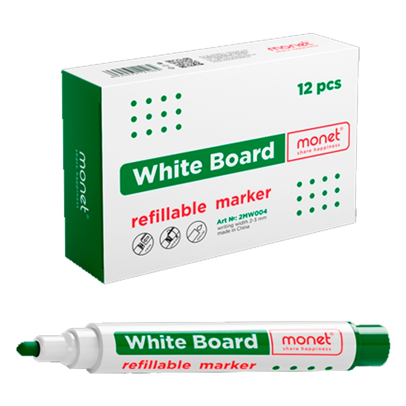 Magnit doska uchun yashil marker 2MW004 sotib olish