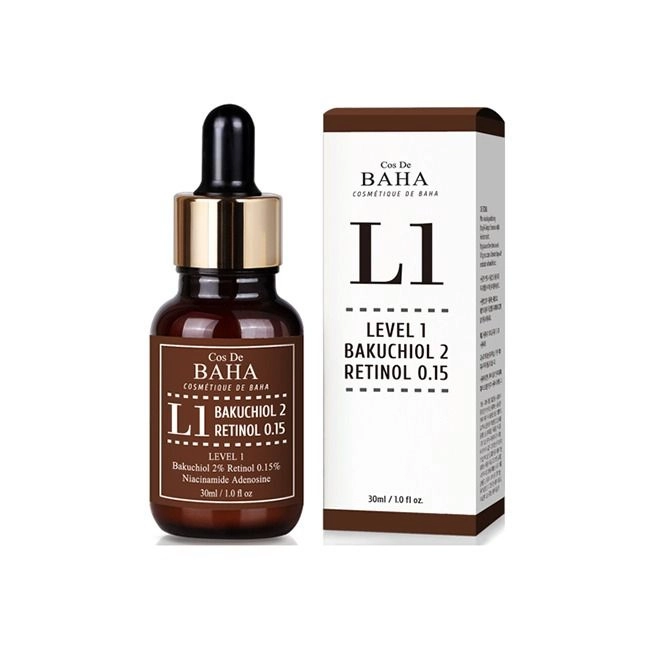 Yuz uchun sarum  Cos De Baha L1 Bakuchiol Retinol Serum, 30 ml sotib olish