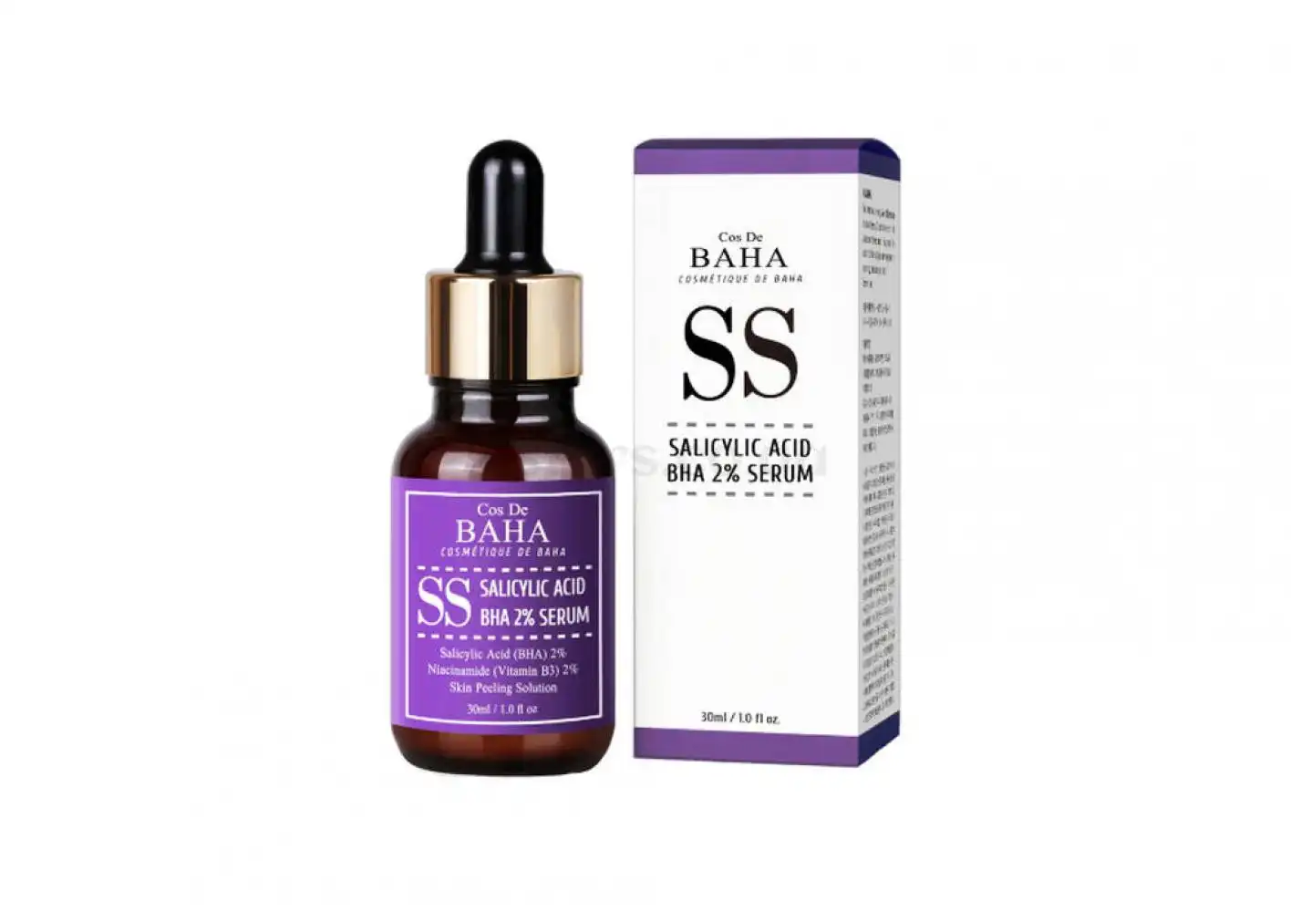 Сыворотка для лица Cos De Baha Salicylic Acid BHA 2% Serum, 30 мл купить