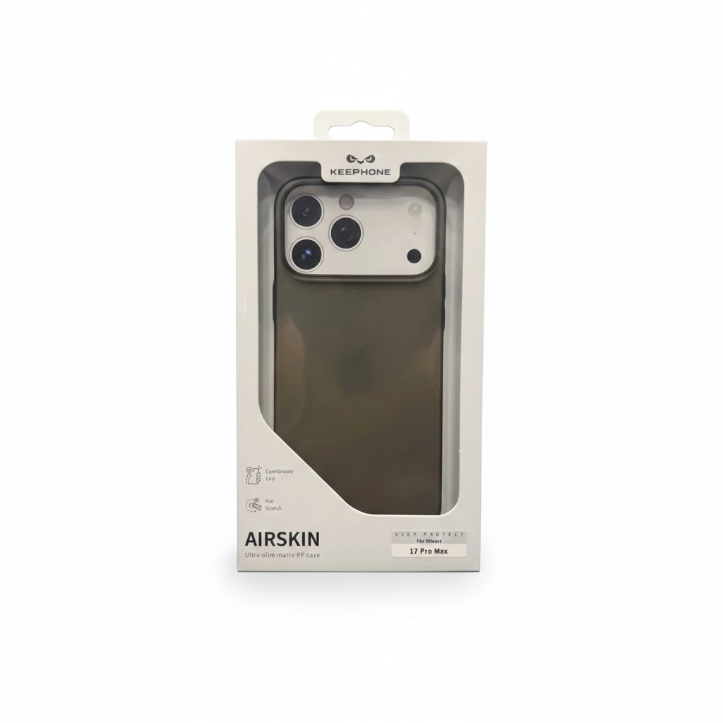 Keephone AirSkin Slim Matte Case iPhone 17 Pro Max Brown sotib olish