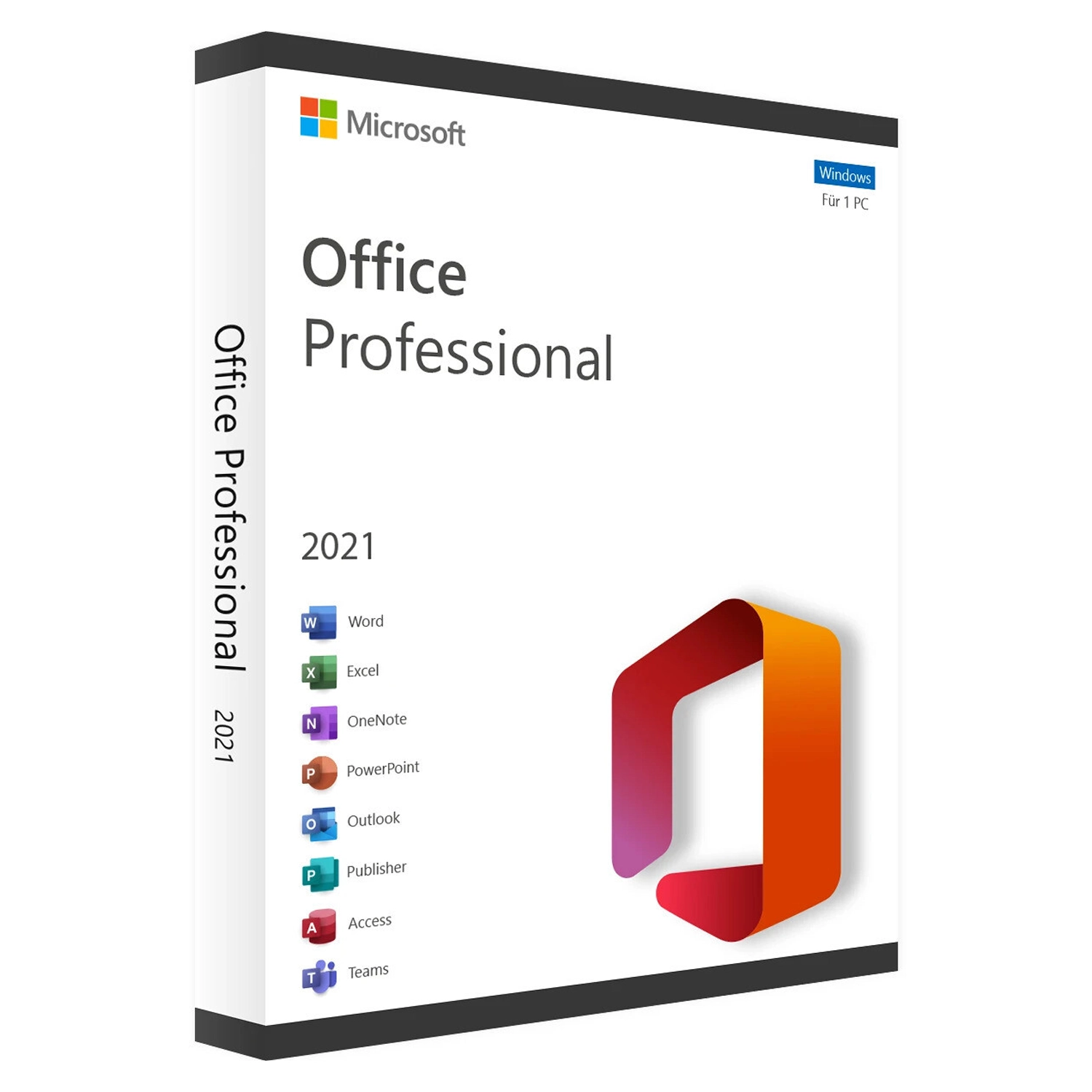 Microsoft Office 2021 Professional Plus litsenziyalangan aktivatsiya kaliti, 1 PC sotib olish