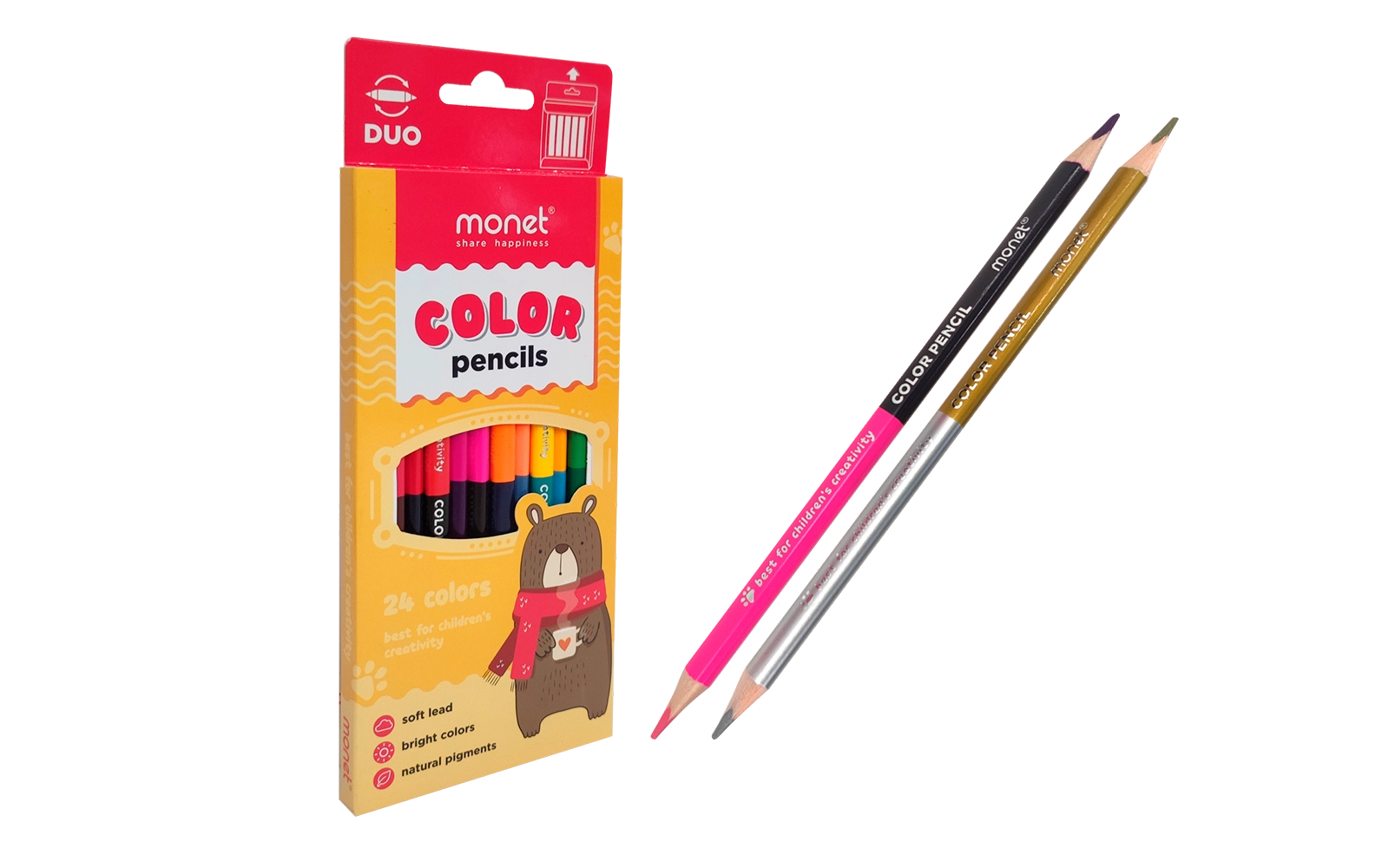 Rangli qalamlar  Monet 