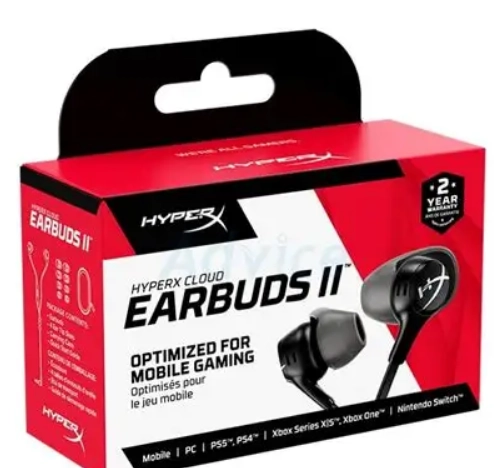 Проводные игровые наушники Hyper X Earbuds II, Black недорого