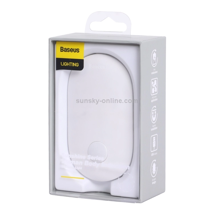 Baseus Sunshine series human body Induction Entrance light  DGSUN-RA02 (White) yoritgichi O'zbekistonda