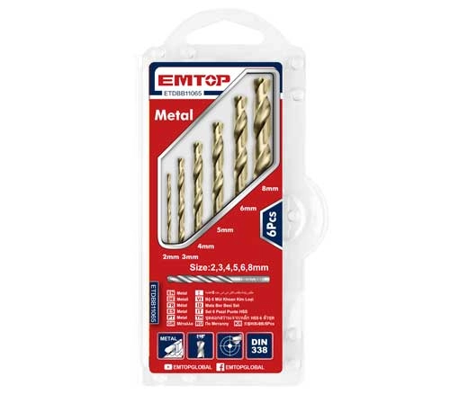 Nabor spiral sverllar EMTOP ETDBB11065 sotib olish