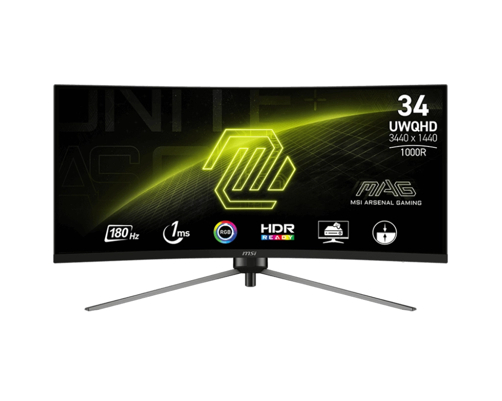 MSI MAG 345CQR 34-inch Gaming Monitor  monitori, Black sotib olish
