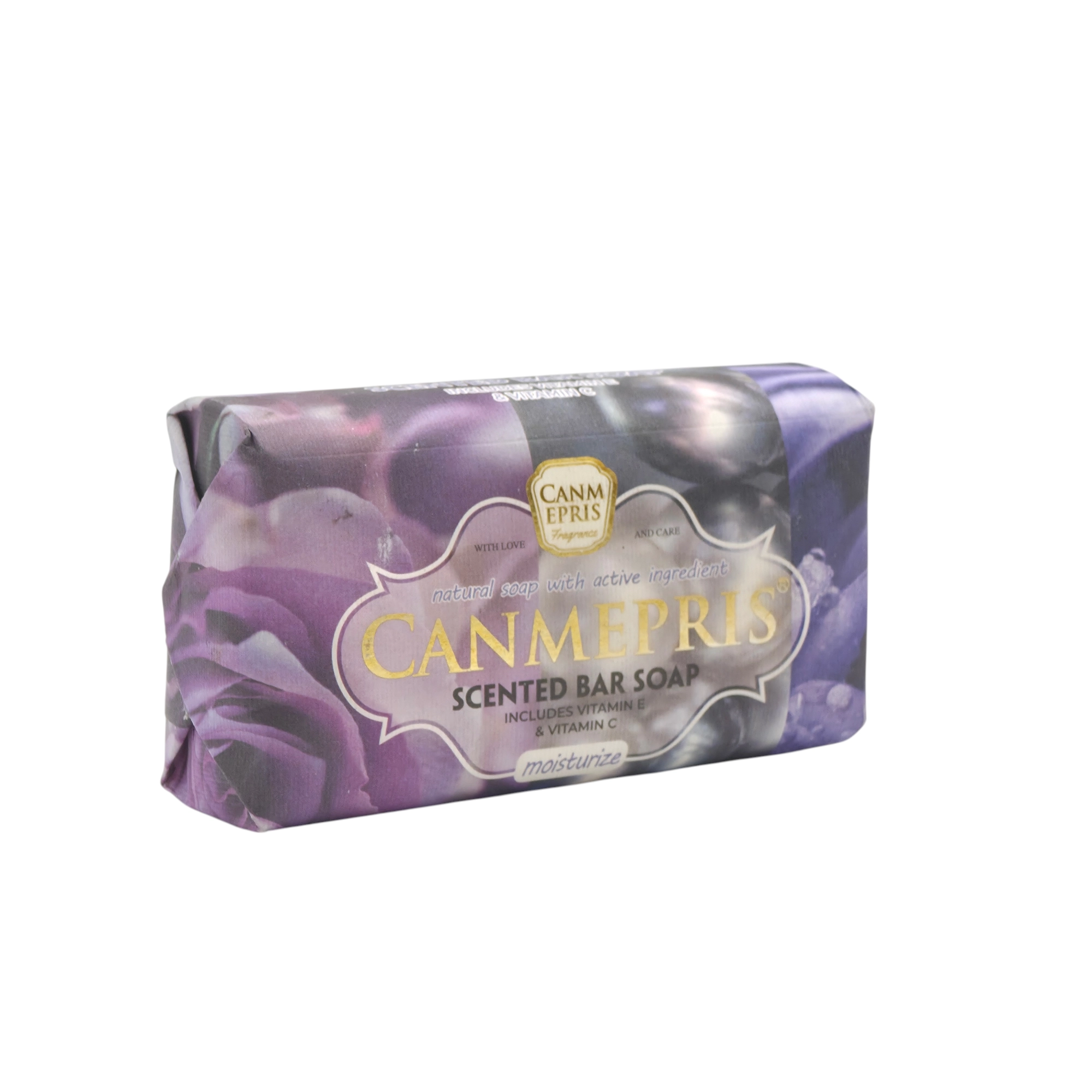 Namlovchi sovun Canmepris Scented Bar Soap Moisturize E va C vitaminlari bilan. Original sotib olish