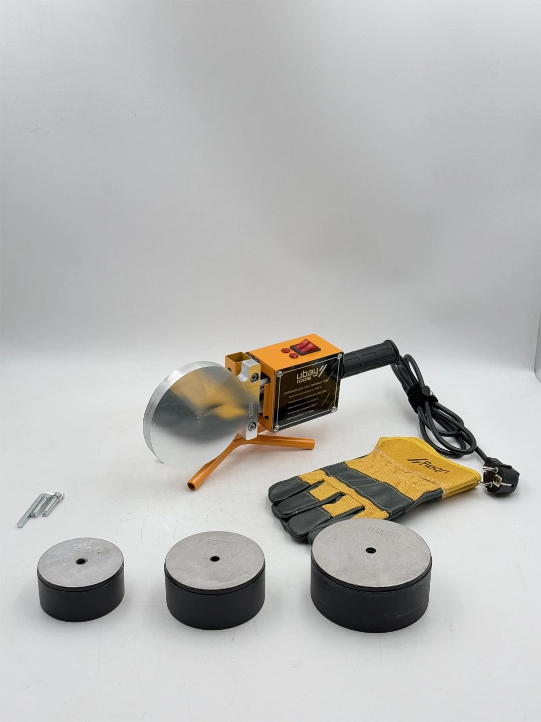 Plastik quvurlarni payvandlash apparati UBAY UB-110 75–110 mm 2000 Vt (1-2643) sotib olish