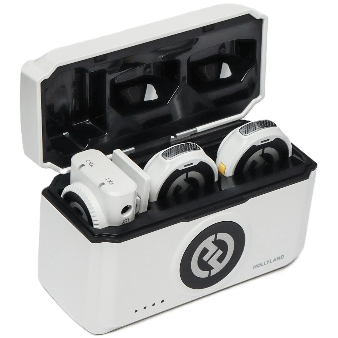 Hollyland Lark M2 Combo White simsiz mikrofon tizimi arzon