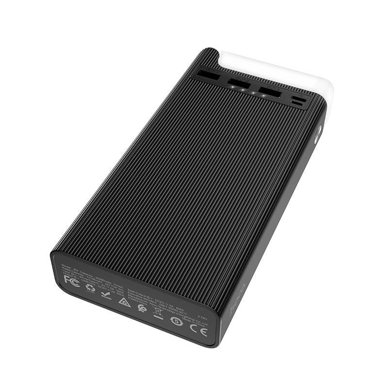 Power Bank Hoco J62 30000 mAh Black tashqi akkumulyatori arzon